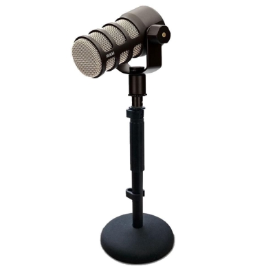 RODE PodMic Dynamic Podcasting Microphone (table stand included