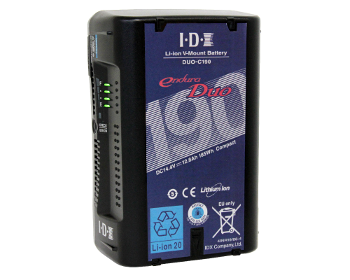 idx-endura-v-mount-duo-c190-battery