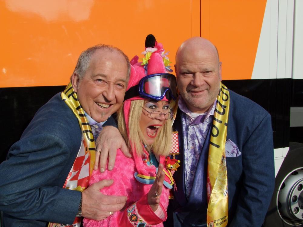 Jettie met fans