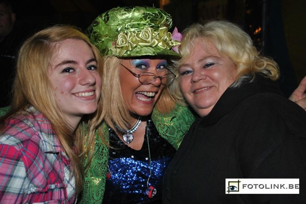 Jettie met fans