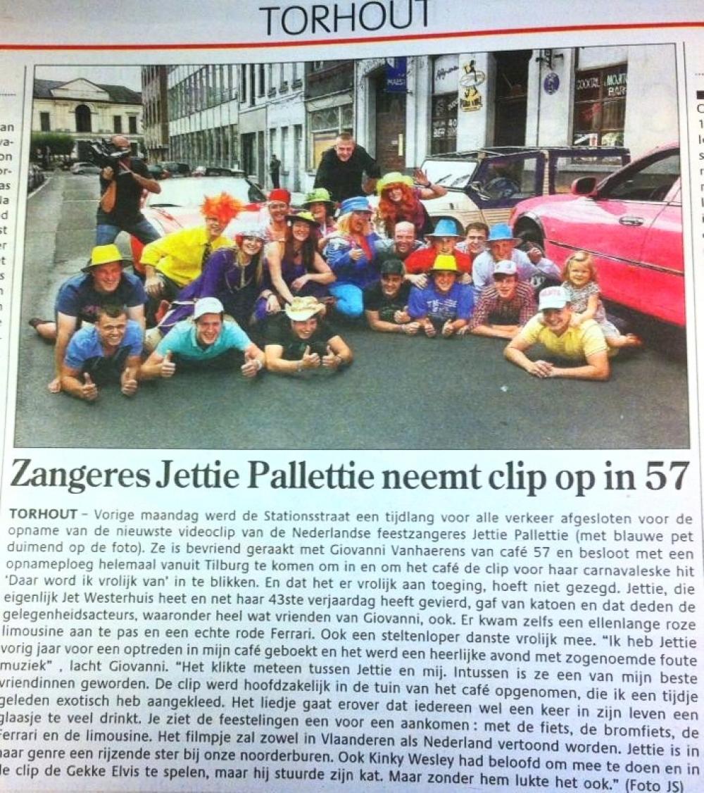 In de media