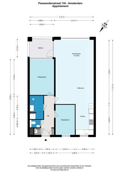Passeerdersstraat 116, Amsterdam Lengers Housing
