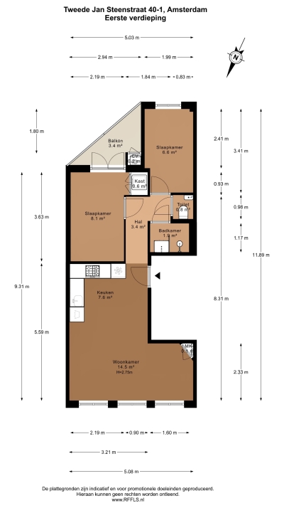 Tweede Jan Steenstraat 40-1, Amsterdam Lengers Housing