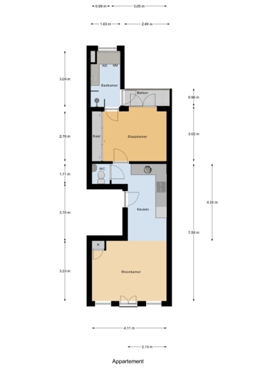 Groen van Prinstererstraat 512, Amsterdam Lengers Housing