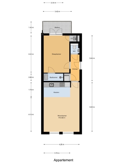 Albert Cuypstraat 39F, Amsterdam Lengers Housing
