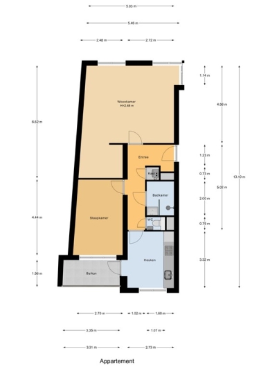 Nieuwevaart 101, Amsterdam Lengers Housing