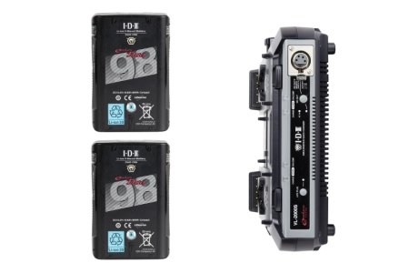 IDX V-Lock 98W (2x) Set