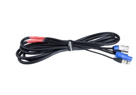 DMX 3P XLR / PowerCon Combi Kabel - 1.5m DMX 3P XLR / PowerCon Combi Kabel - 1.5m
