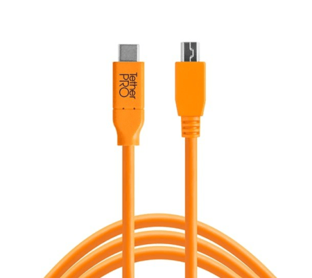 Tether Tools - USB-C > USB Micro-B 4.6m Kabel