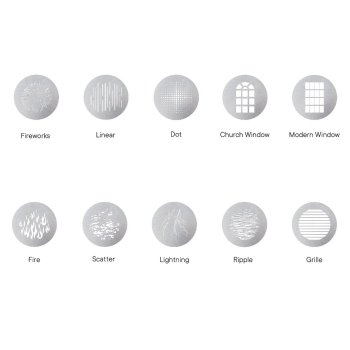 Aputure Spotlight Mount - 10x Gobo Set (Size B)