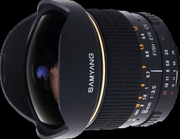 Samyang EF 8mm Fisheye T3.5