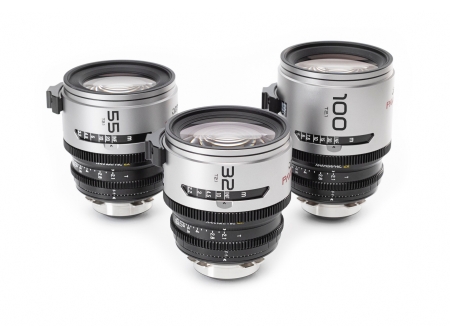 DZOFilm PAVO 2x Anamorphic Silver Set B (32, 55, 100mm)