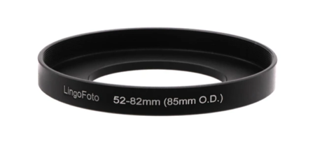 Step Up Ring 58 > 82mm / 85mm OD Step Up Ring 58 > 82mm / 85mm OD