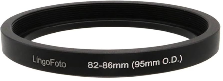 Step Up Ring 82 > 86mm / 95mm OD Step Up Ring 82 > 86mm / 95mm OD
