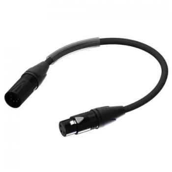 XLR 3P (F) > DMX 5P (M) Kabel