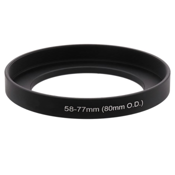 Step Up Ring 58 > 77mm / 80mm OD