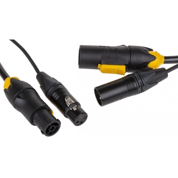 DMX 3P XLR / PowerCon True 1 Combi Kabel - 6m