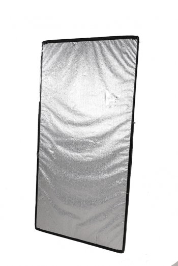 Poly 2x1m - Wit / Soft Silver