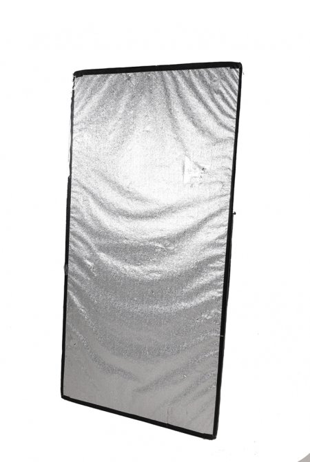 Poly 2x1m - Wit / Soft Silver Poly 2x1m - Wit / Soft Silver