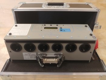 32A 5P CEE > 6x 2kW / Harting Dimmerpack DMX