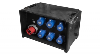 63A 5P CEE > 6x 5kW (32A 3P CEE) Verdeelkast
