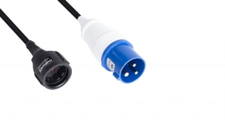 16A 3P CEE Male > 2kW Schuko Female 16A 3P CEE Male > 2kW Schuko Female