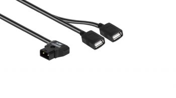 D-Tap Male > 2x USB-A Female Regulated Kabel