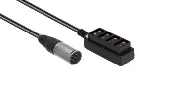 4P XLR > 4x D-tap Splitter