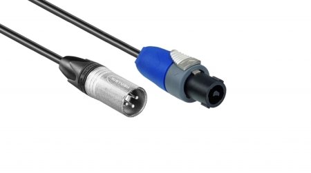 3P XLR (M) > PowerCON 24V Kabel 3P XLR (M) > PowerCON 24V Kabel