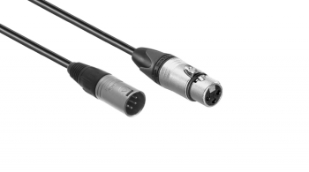 XLR 3-pin Female > XLR 4-pin Male Kabel