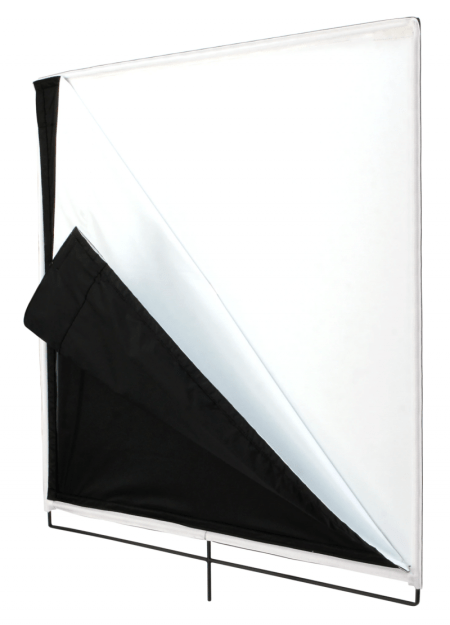 Floppy Vlag - Zwart/Wit (120x120cm) Floppy Vlag - Zwart/Wit (120x120cm)