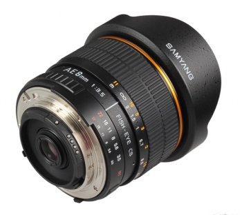 Samyang EF 8mm Fisheye T3.5