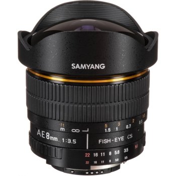 Samyang EF 8mm Fisheye T3.5