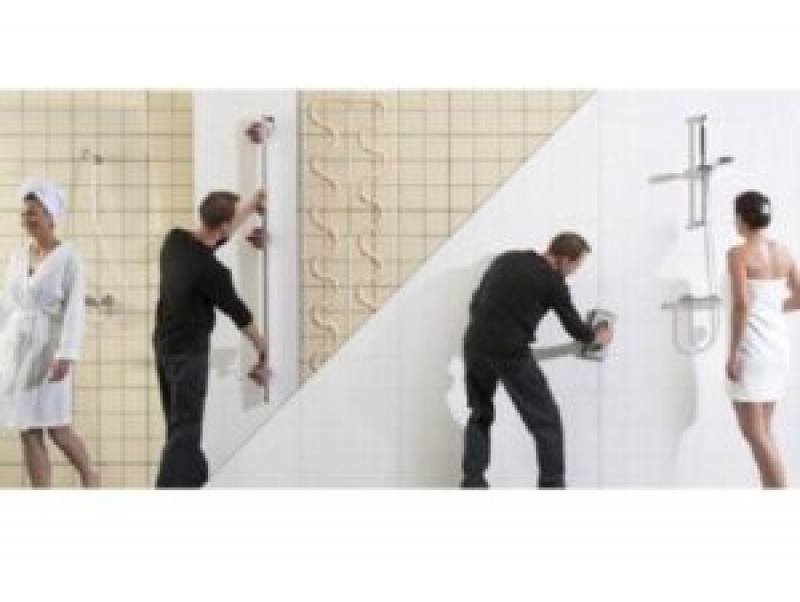 Prefab tegelwand