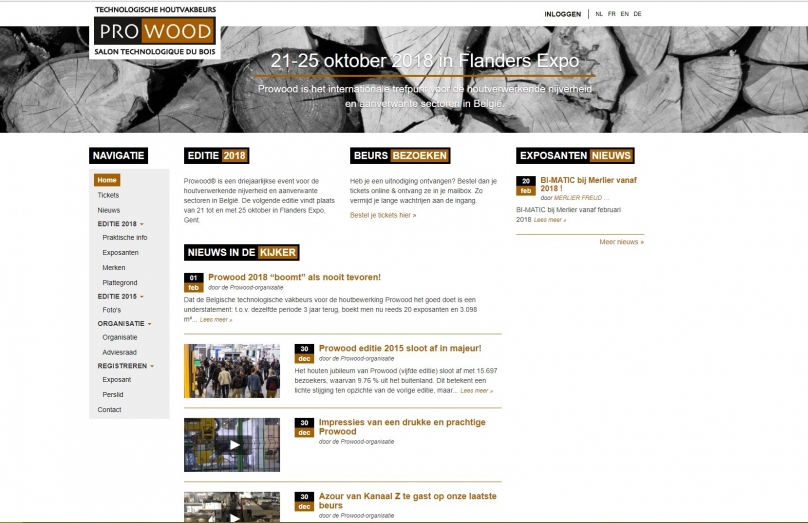 Nieuwe site Prowood