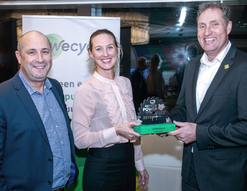 TU wint eerste Recycle Power Award 