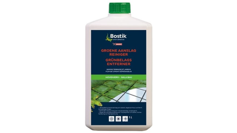 Weg groene aanslag