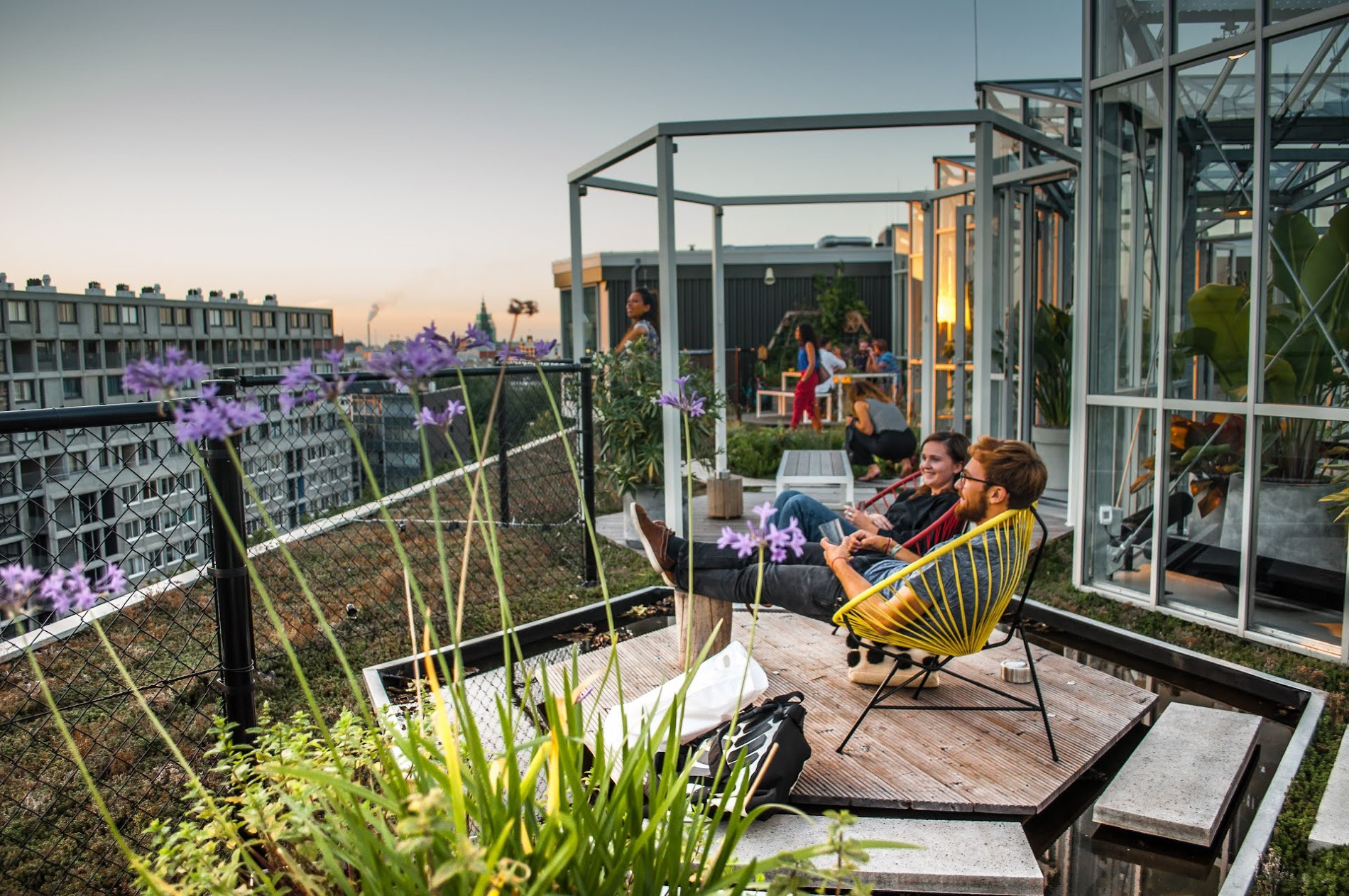 Het European Creative Rooftop Network (ECRN) - tot 2024 gesteund door Creative 