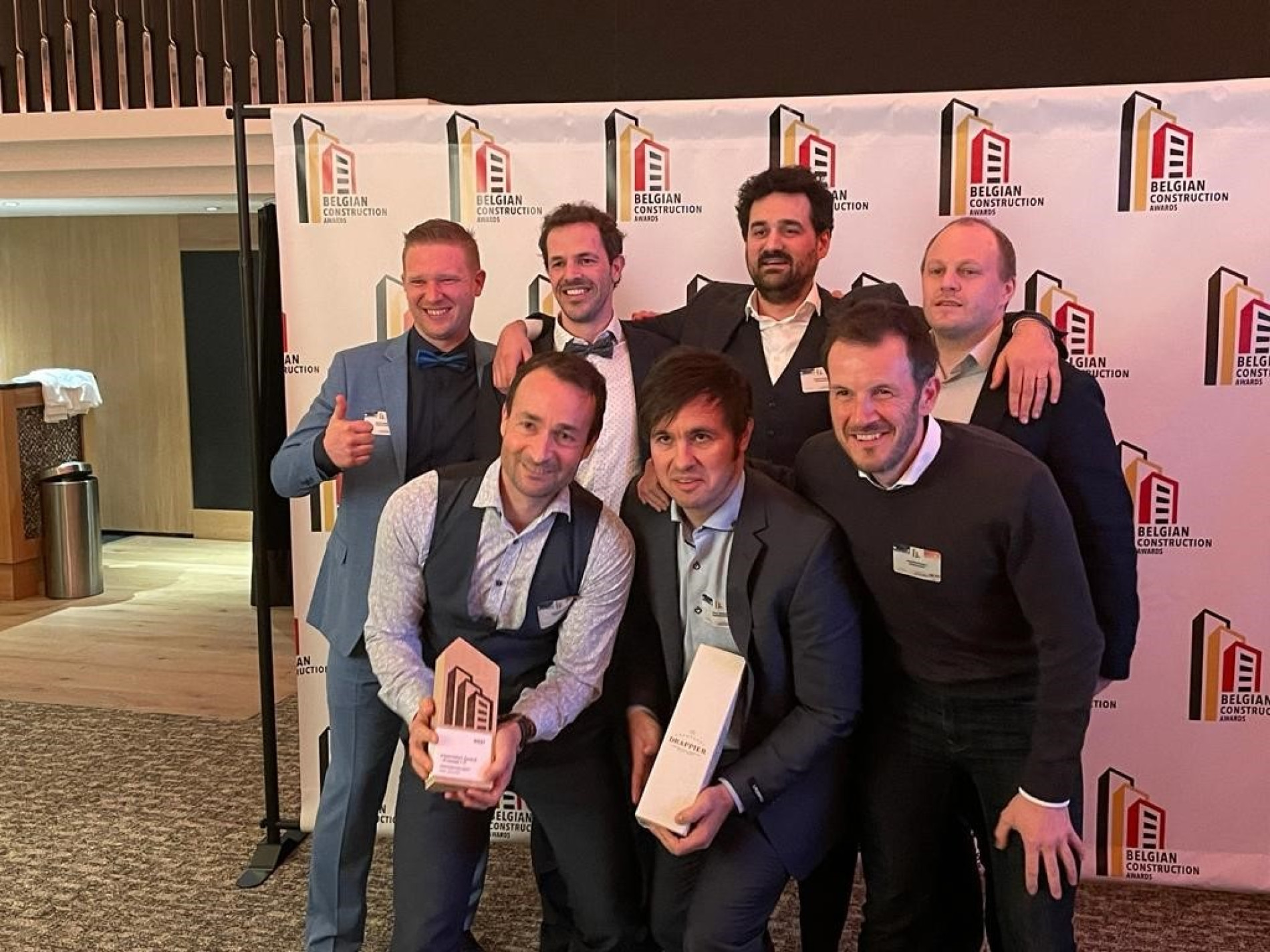 Belgian Construction Award voor steenstrip automaat