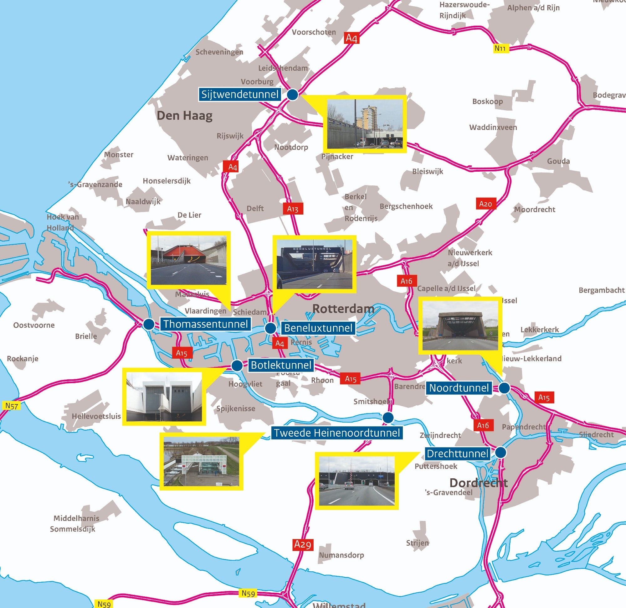 Rijkswaterstaat raadpleegt markt over tunnelrenovaties