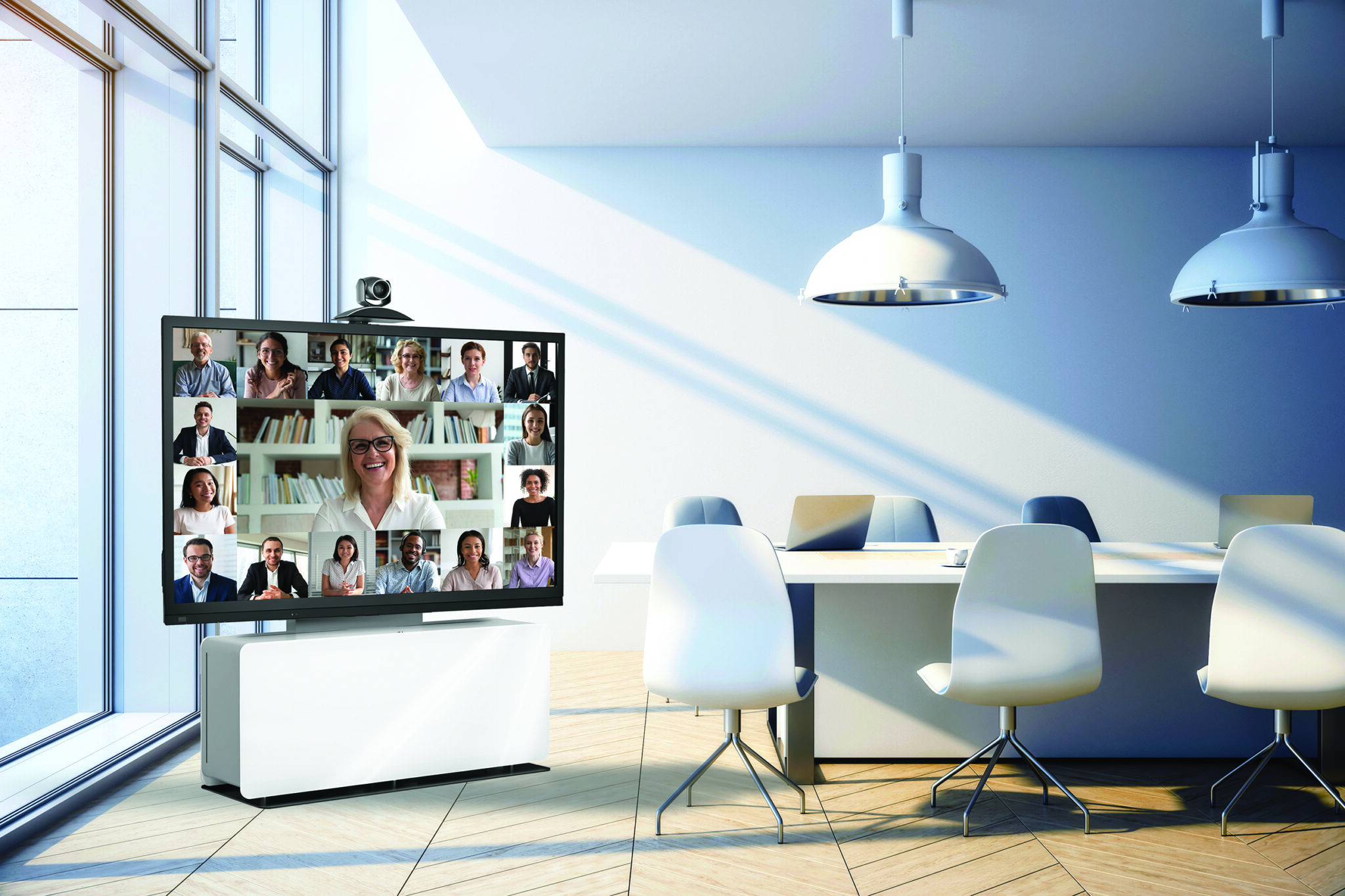 Videoconference-oplossingen voor ­hybride werken