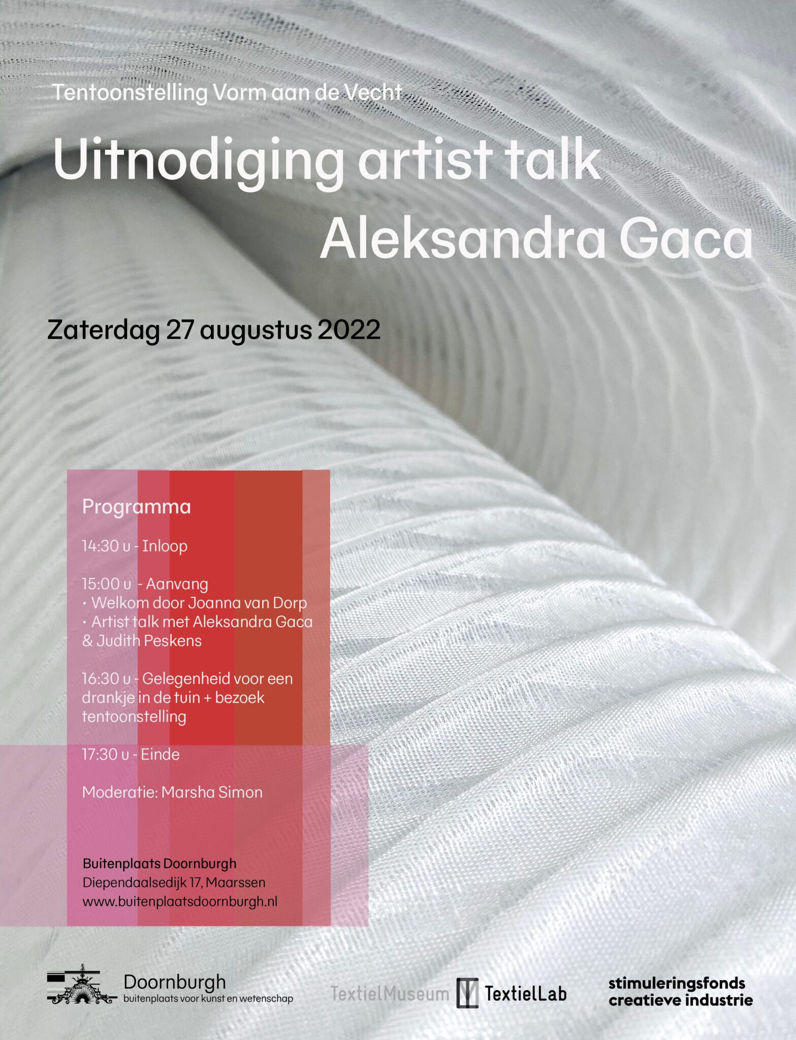 Artist talk met ontwerper Aleksandra Gaca