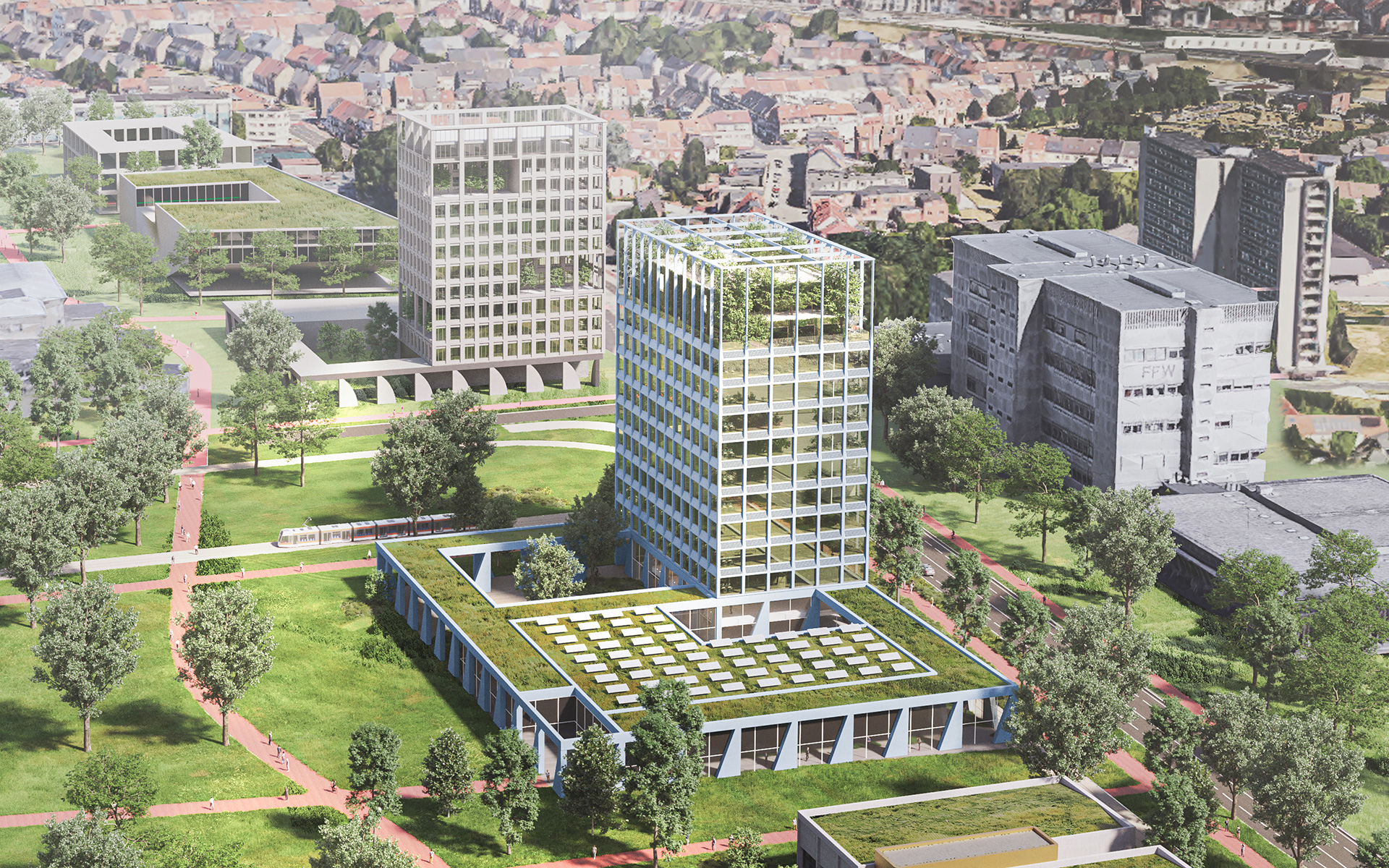 Wiegerinck & LOW architecten realiseren toren Nobel I UZ Gent