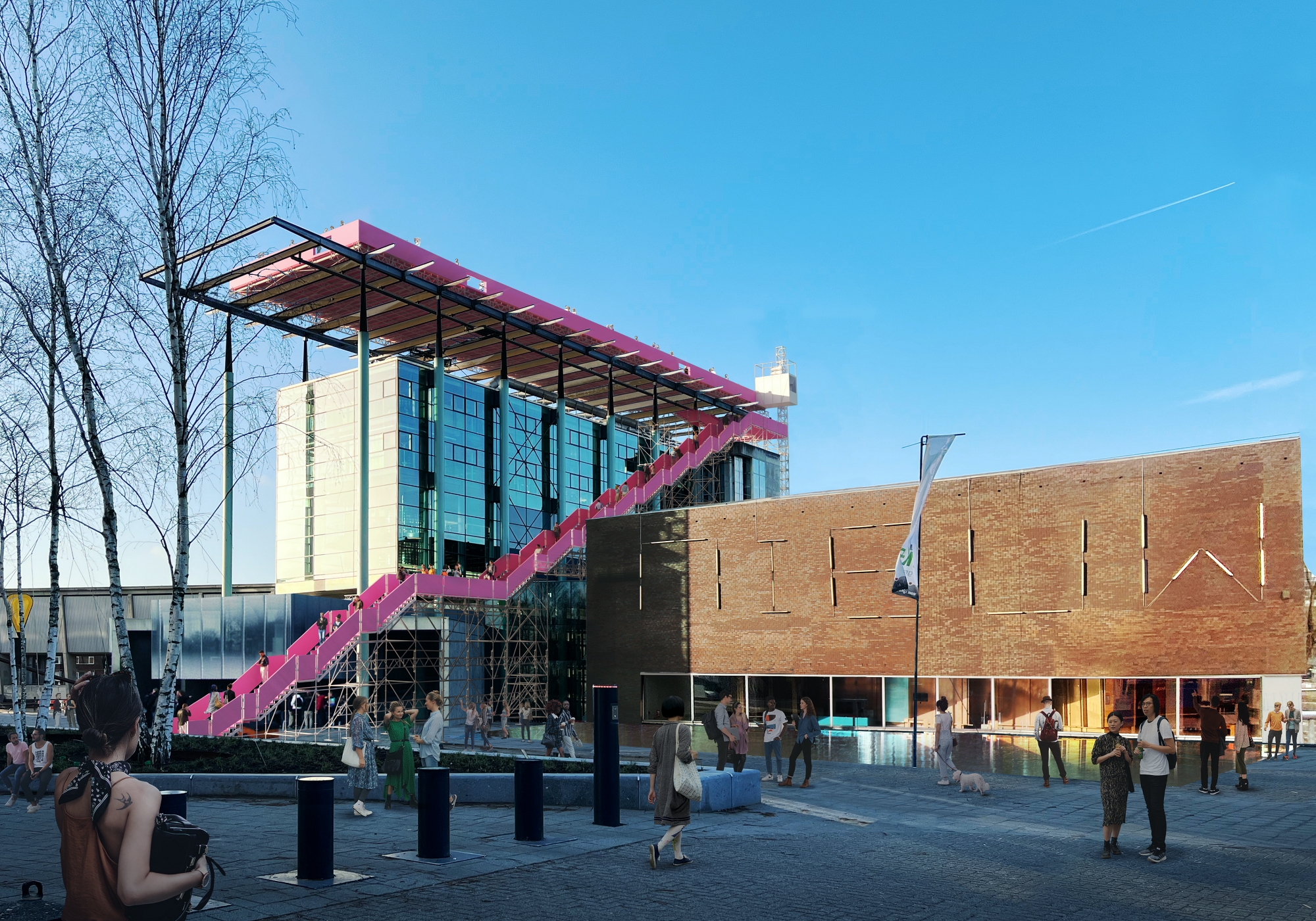 MVRDV ontwerpt Het Podium voor Het Nieuwe Instituut 