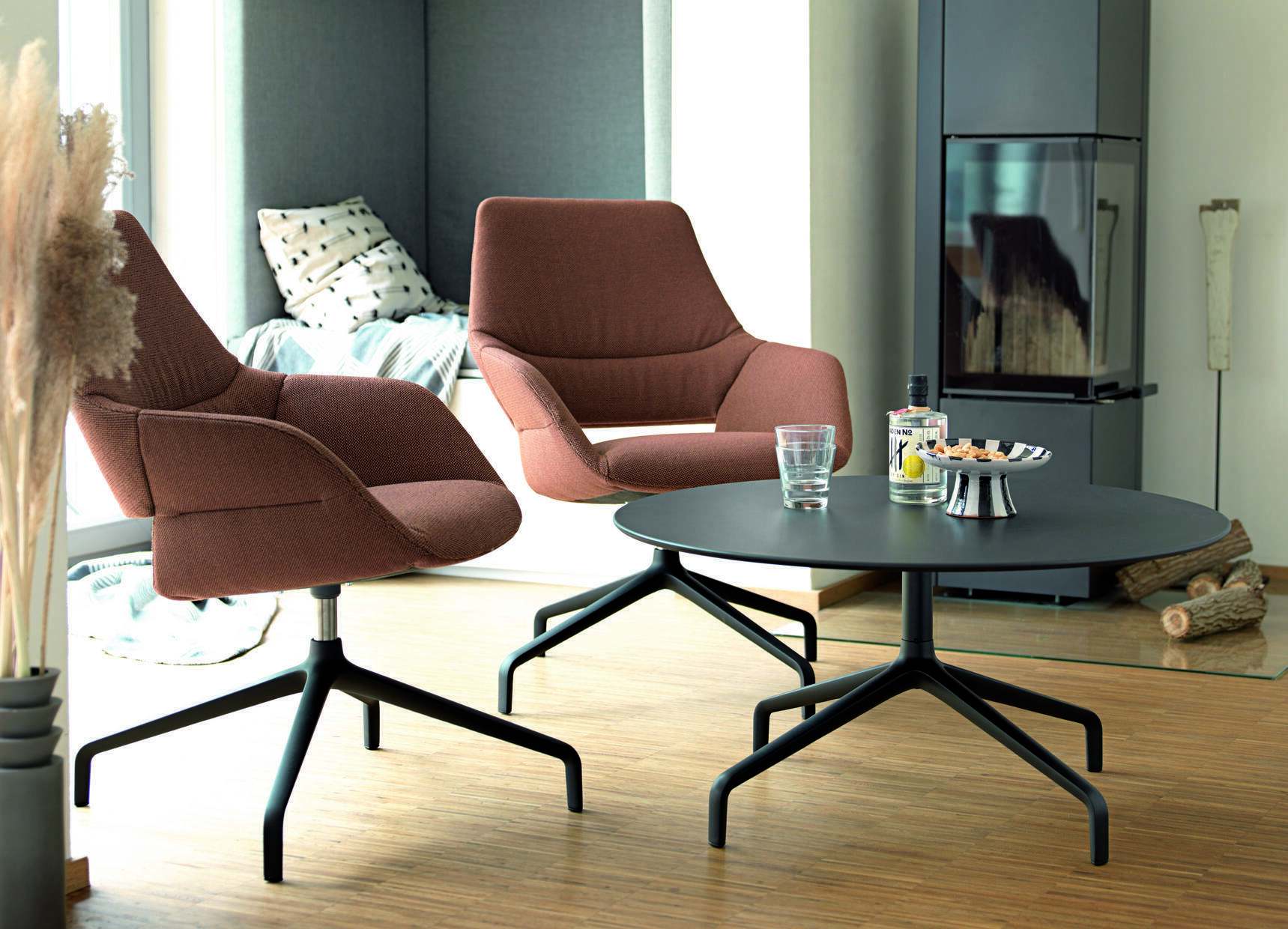 Comfortabele loungestoelen