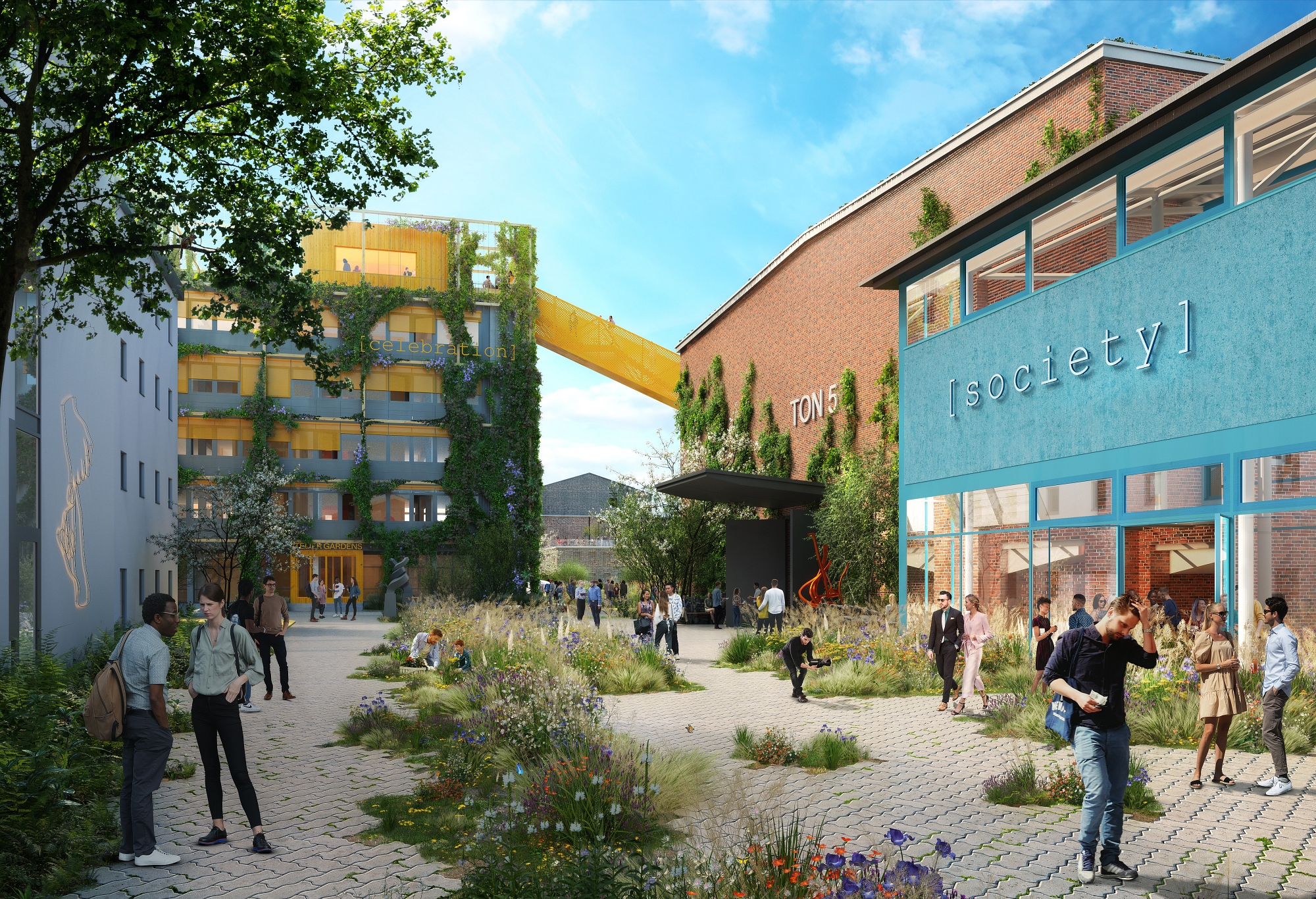 Transformatie van Berlijnse filmstudio's tot Atelier Gardens