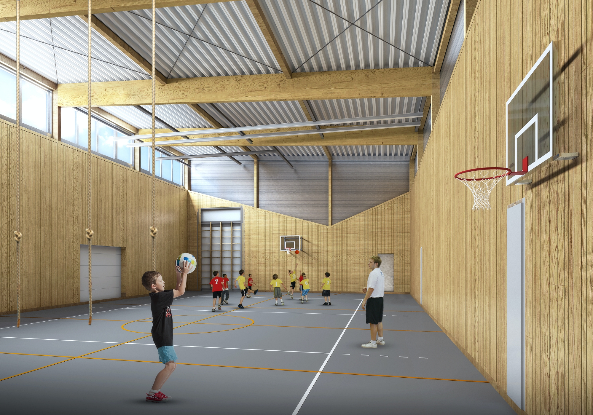 Start bouw gymzaal Heijplaat Rotterdam