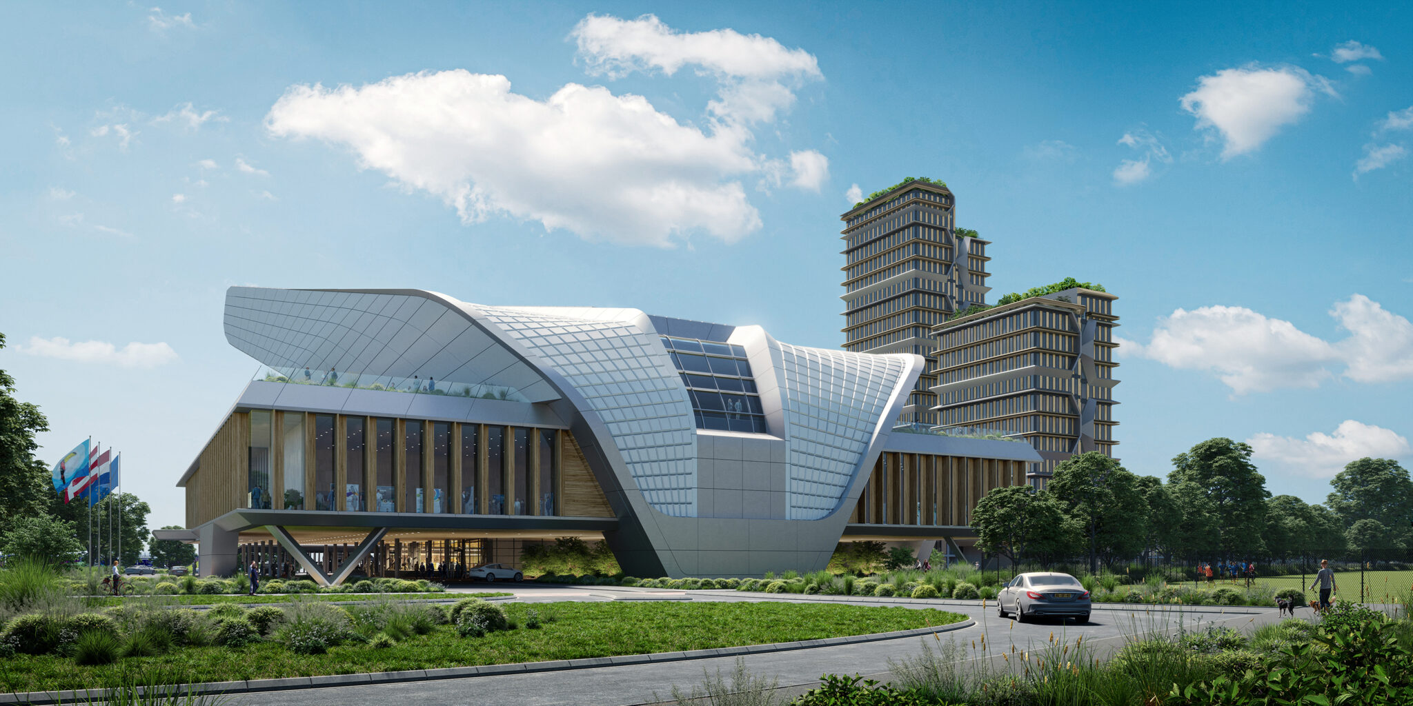 UNStudio in Elysion Consortium voor congrescentrum