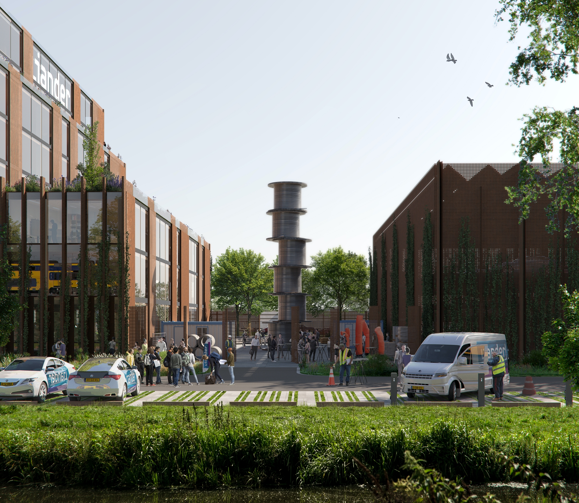 Nieuwe industriële architectuur: een werkgebouw voor Liander
