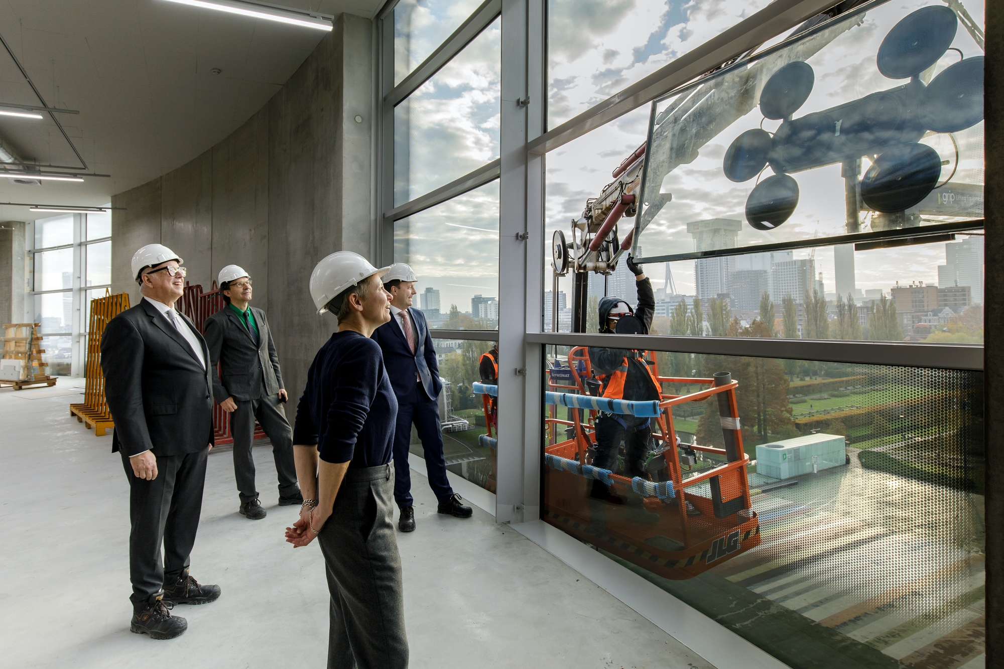 Gevel Depot Boijmans Van Beuningen gereed